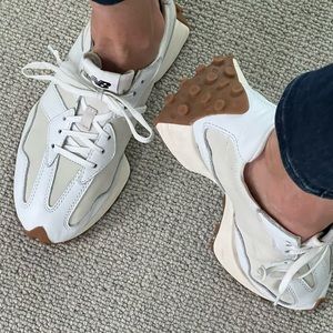 New Balance 327 White Moonbeam Gum Runners